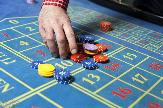 Roulette table